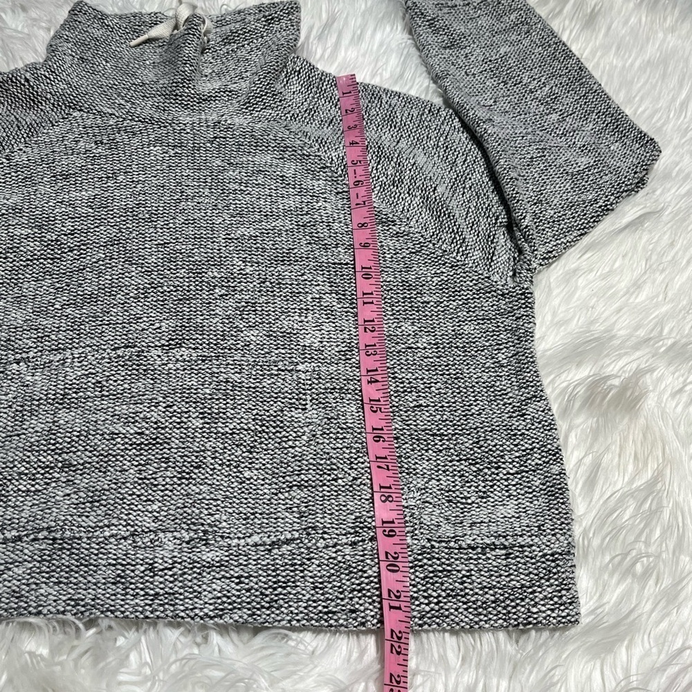 Offline By Aerie Funnel Neck Cropped Pullover Sweatshirt Sweater Heathered Gray - Picture 10 of 16